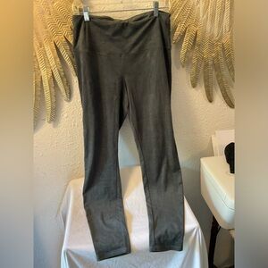❌Ruby Ribbon Suede Velvet Leggings Plush Grey size Large